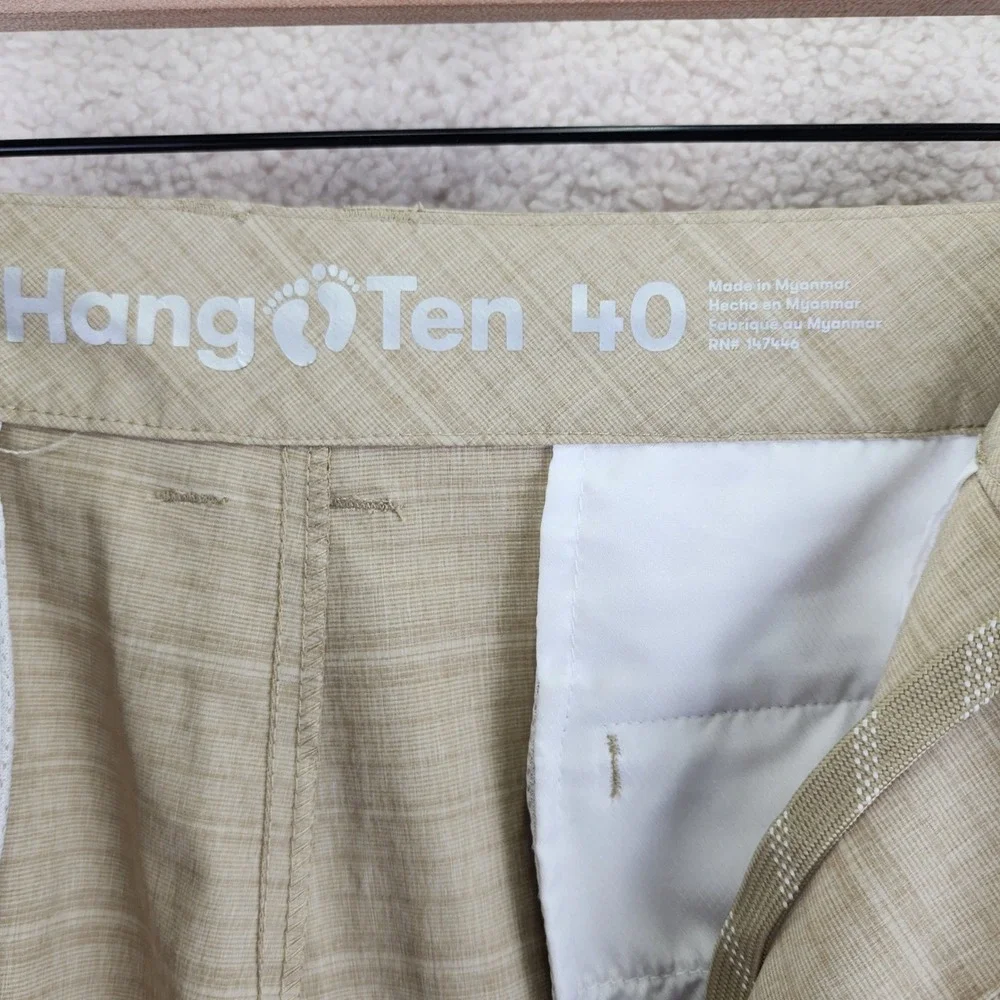 Hang Ten Shorts Hybrid Lightweight Shorts Golf Walking Trekking Mens 40 Golfcore